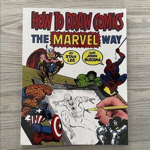 How to Draw Comics the Marvel Way Stan Lee John Buscema Paperback NEW